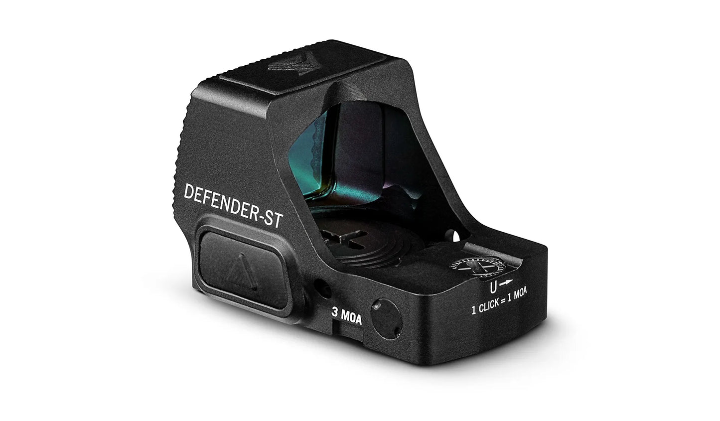 Vortex Defender-ST 3 MOA Green Dot – Red Dot Ultracompacto para Pistolas Micro e Subcompactas