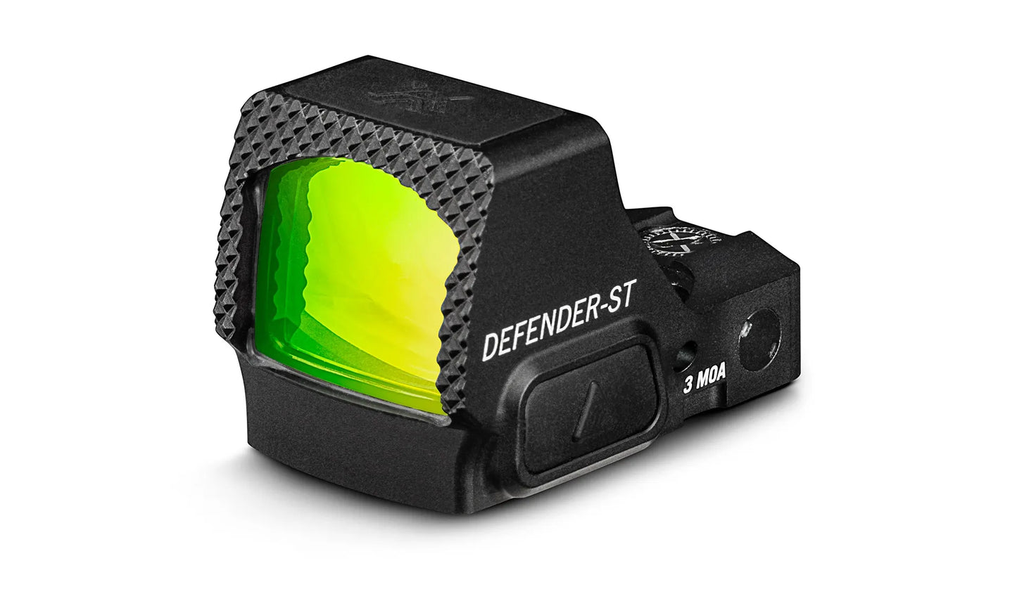 Vortex Defender-ST 3 MOA Green Dot – Red Dot Ultracompacto para Pistolas Micro e Subcompactas