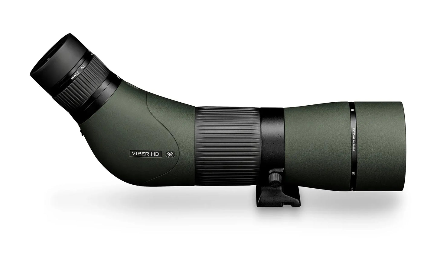 Vortex Viper HD 15-45x65 Angled Spotting Scope – Nitidez e Alcance para Atiradores de Elite