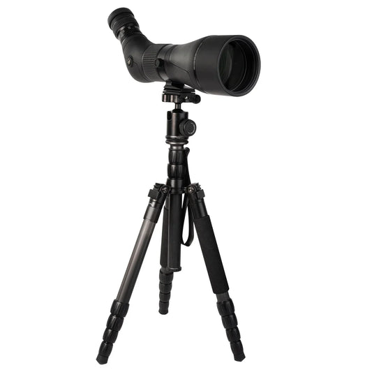 GPO CENTURI 20‑60×85 Spotting Scope — Kit Completo com Tripé de Fibra de Carbono | Qualidade Alemã pelo Preço Justo!