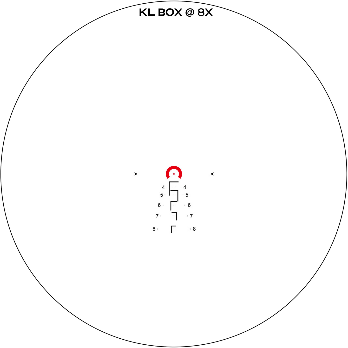 LPVO Arken EP-8 1-8x28 FFP LPVO Illum. KLBOX 34mm Tube