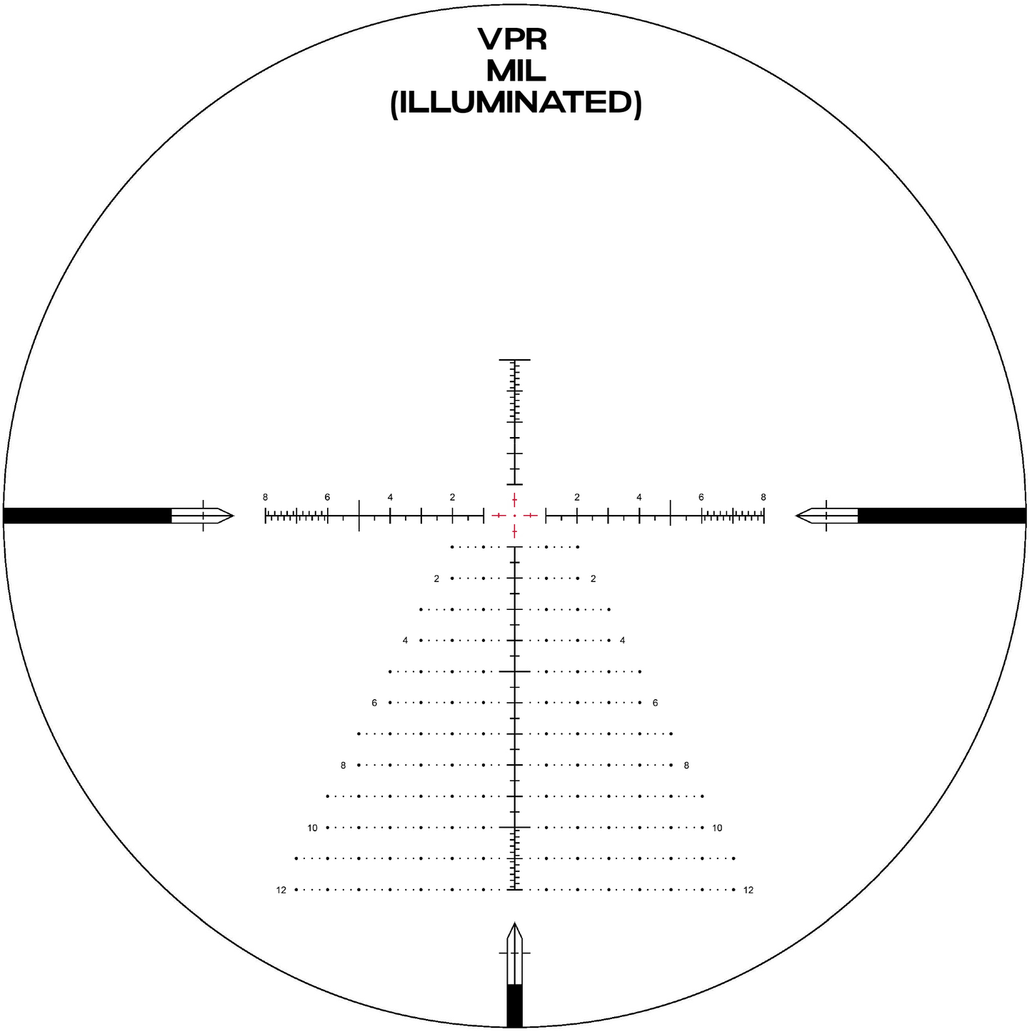 Luneta Arken SH-4 4-16X50 GEN2 FFP Illuminated MIL VPR Zero Stop 34mm Tube