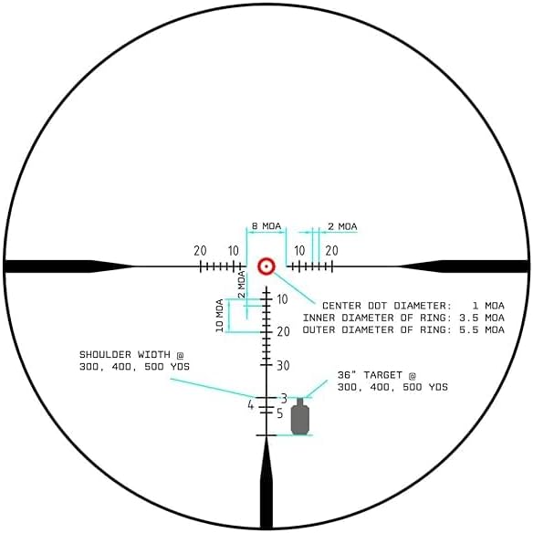 Monstrum Banshee 2-10×30 FFP LPVO – Precisão, Versatilidade e Retículo Iluminado CM3