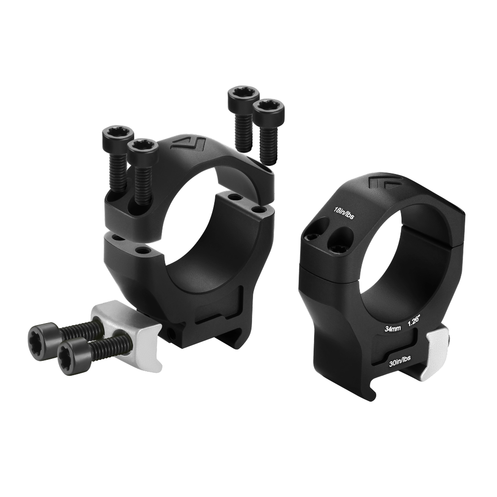 Anéis Arken HALO Ti Titanium Scope Rings Par Casado Para Precisão