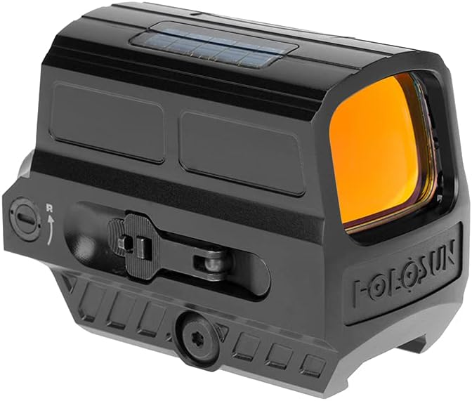 Red Dot Holosun HS512C – Multi-Reticle Enclosed Reflex Sight com Solar Failsafe e Shake Awake