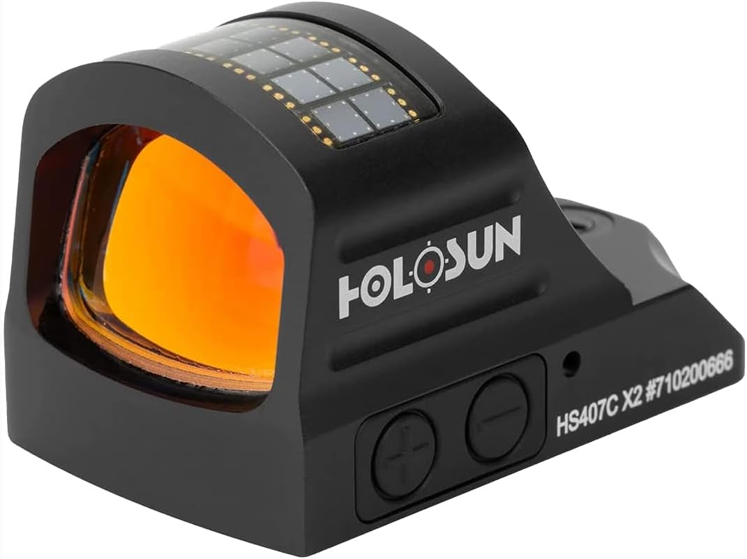 Red Dot Holosun HS407C X2 2 MOA Dot Open Reflex Sight