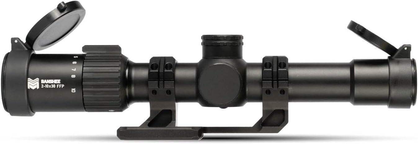 Monstrum Banshee 2-10×30 FFP LPVO – Precisão, Versatilidade e Retículo Iluminado CM3