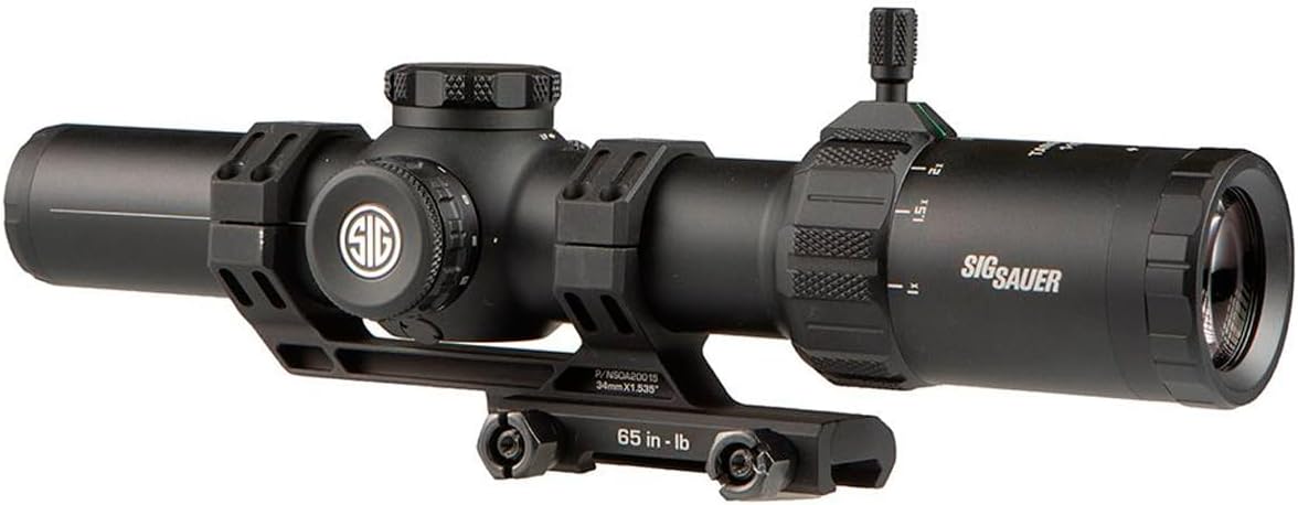 LPVO Sig Sauer Tango-MSR 1-10x26mm Luneta Tática com Retículo Iluminado