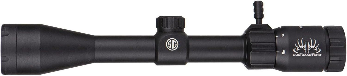 Sig Sauer Buckmasters Combo: Luneta 3-9x40mm + Telêmetro KILO1500 – Precisão completa para sua caçada!