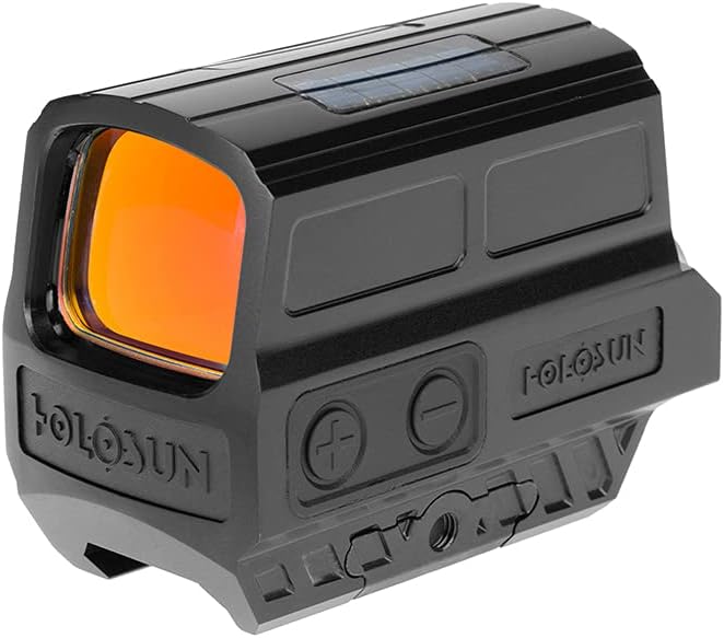 Red Dot Holosun HS512C – Multi-Reticle Enclosed Reflex Sight com Solar Failsafe e Shake Awake