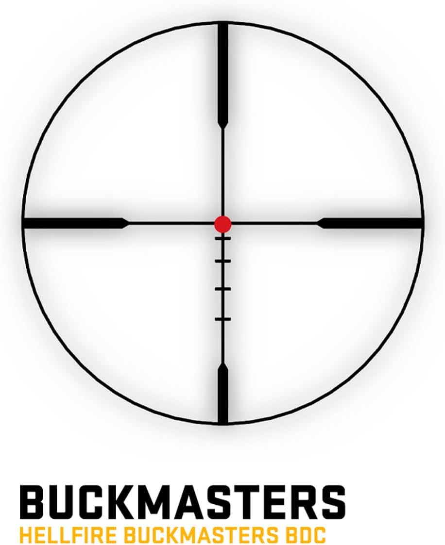 Luneta Sig Sauer Buckmasters 3-12x44mm BDC Illuminated Reticle | Ótica Brilhante para Caça