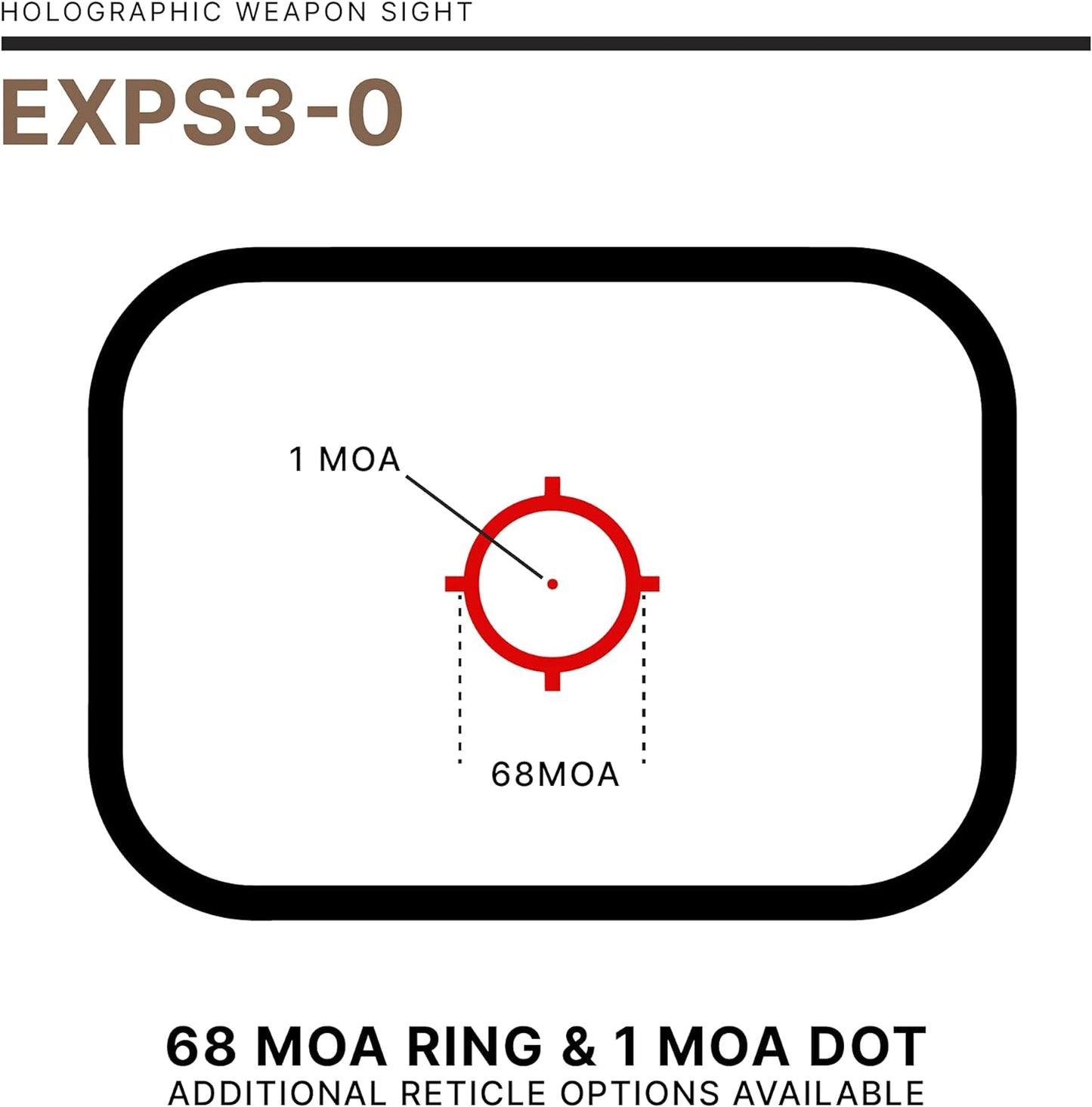 Holográfica EOtech EXPS3-0 HWS