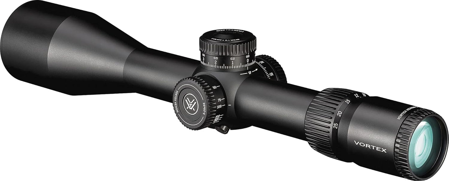 Luneta Vortex Venom 5-25x56 FFP EBR-7C – Precisão acessível com DNA tático da Vortex