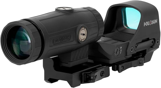 Red Dot Holosun HS510C & HM3X Combo Multi-Reticle Circle Dot Open Reflex Sight w/3x Flip-to-Side Magnifier 510C-HM3X