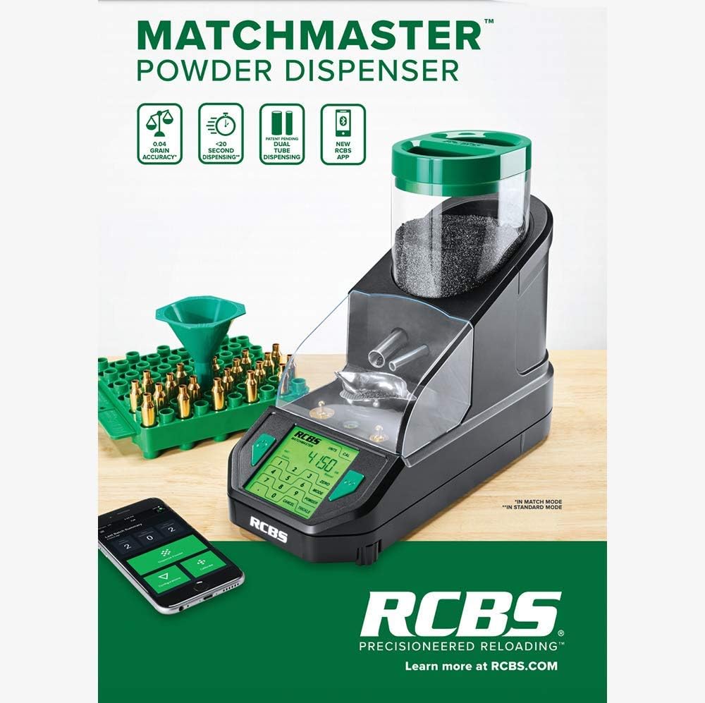 Polvorímetro Automático RCBS MatchMaster Powder Dispenser