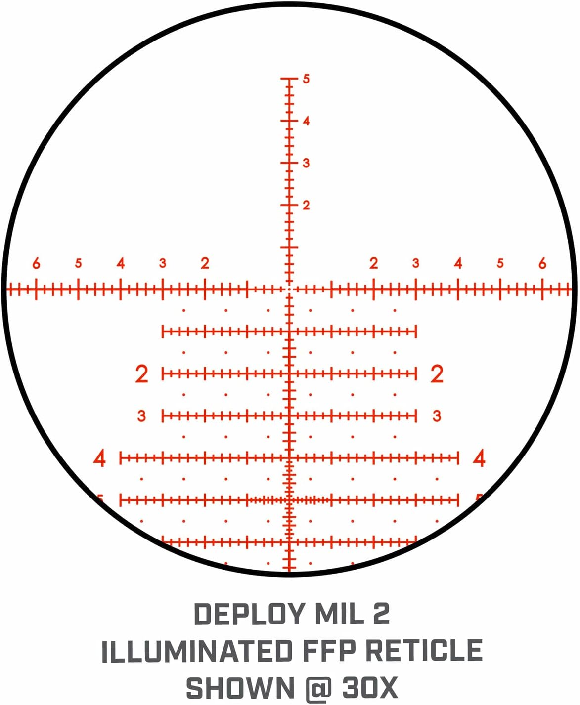 Luneta Bushnell Match Pro ED 5-30x56 Illuminated Deploy MIL 2 Reticle for Precision Shooting