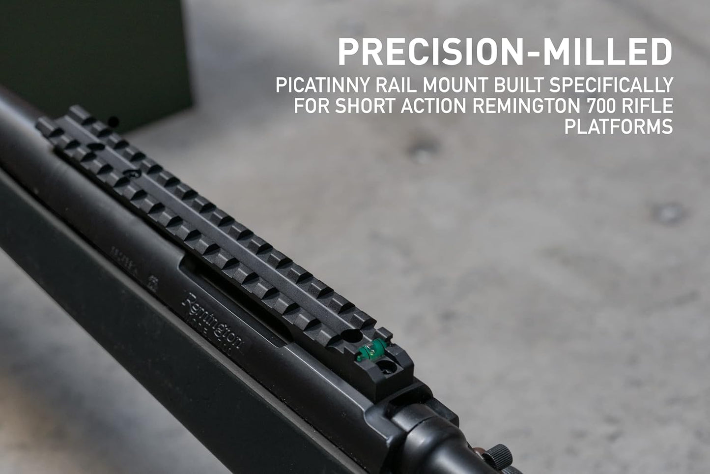 Trilho Monstrum Picatinny Com Nível de Bolha para Remington 700 | Compatível com CBC Ranger