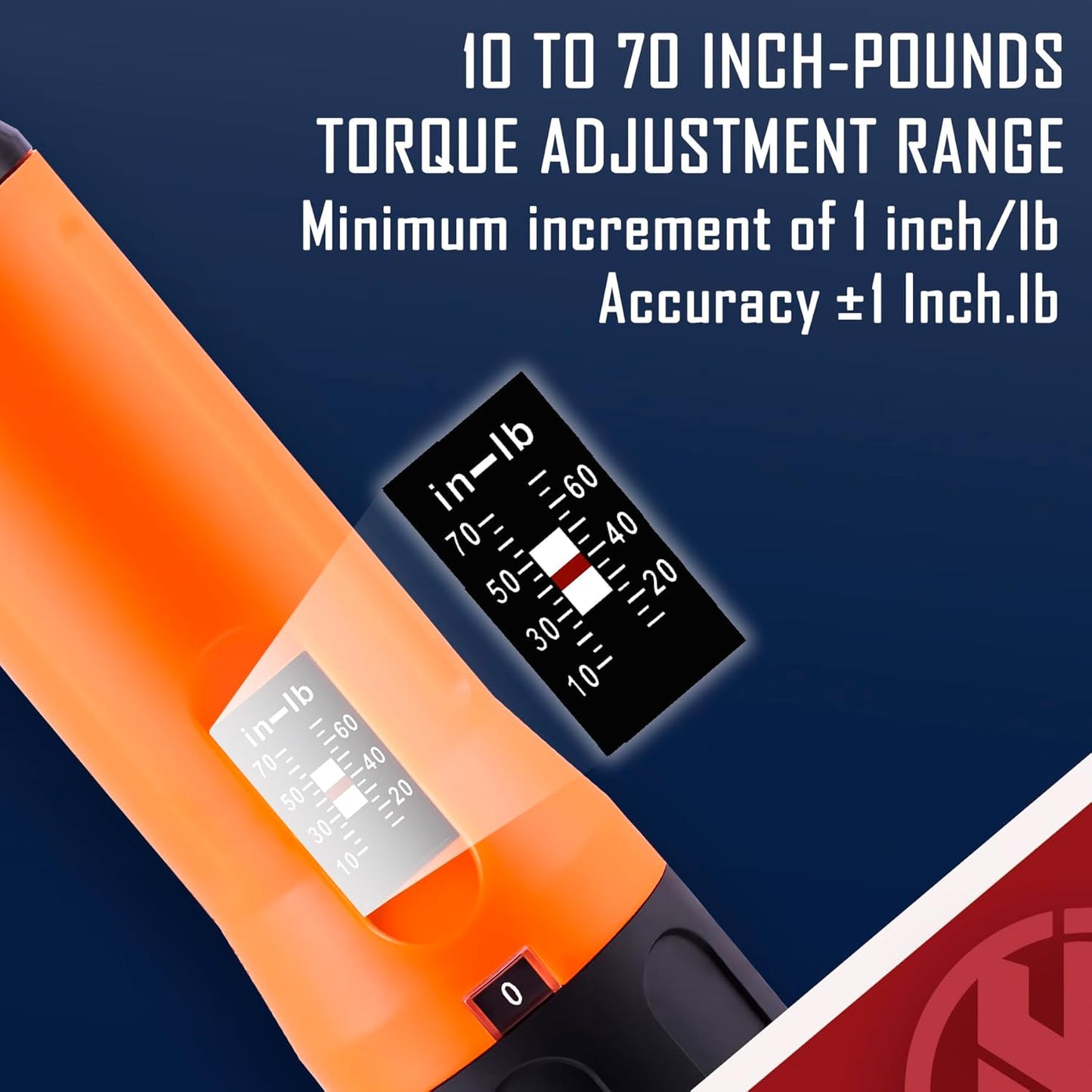 Torquímetro KNINE OUTDOORS Torque Screwdriver Wrench Driver Set 10-70 Inch Pounds lbs
