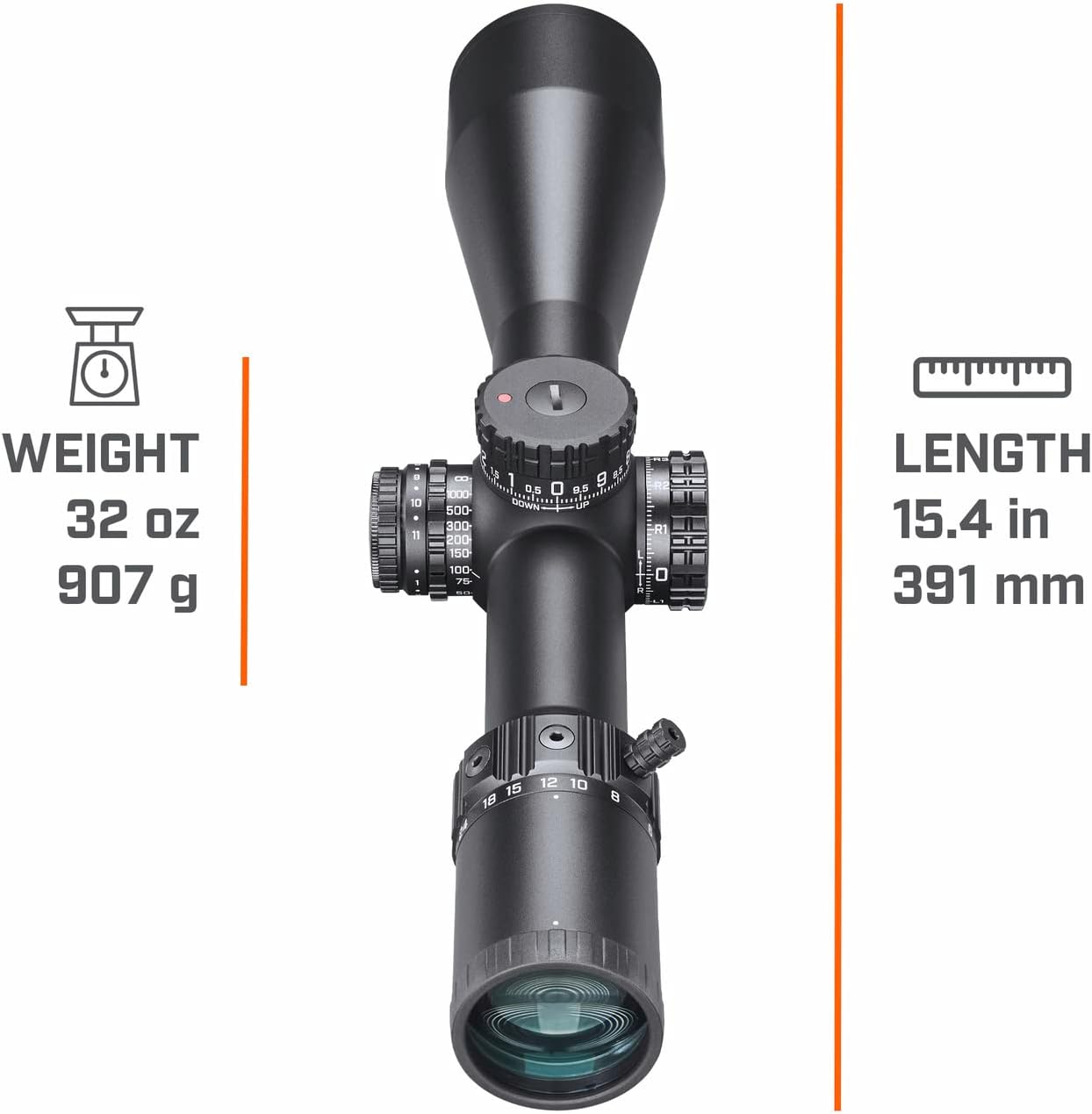 Luneta Bushnell Match Pro ED 5-30x56 Illuminated Deploy MIL 2 Reticle for Precision Shooting