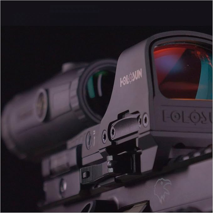 Red Dot Holosun HS510C & HM3X Combo Multi-Reticle Circle Dot Open Reflex Sight w/3x Flip-to-Side Magnifier 510C-HM3X