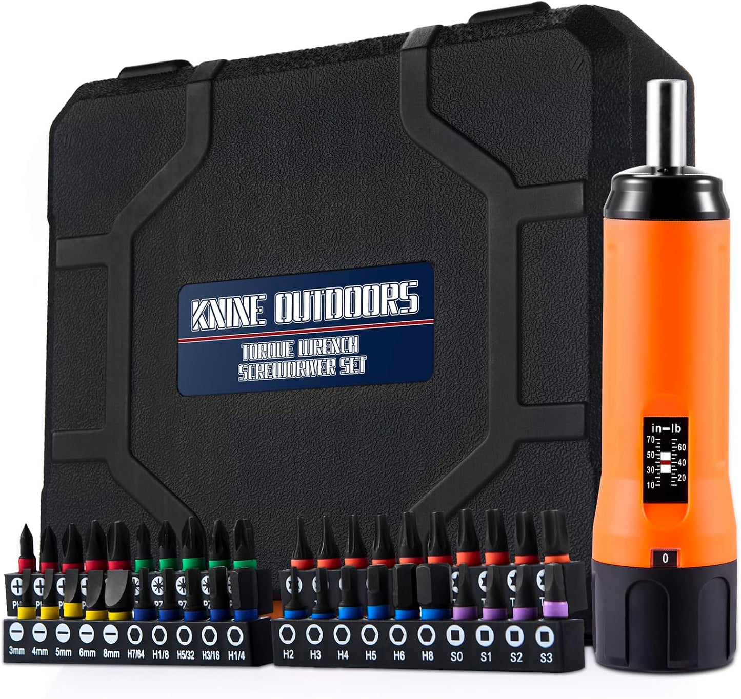 Torquímetro KNINE OUTDOORS Torque Screwdriver Wrench Driver Set 10-70 Inch Pounds lbs