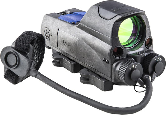 Red Dot Meprolight MOR PRO 2.2 MOA Bullseye Multi-Purpose Tritium/Adj LED Illum Reflex Sight w/Green & IR Lasers