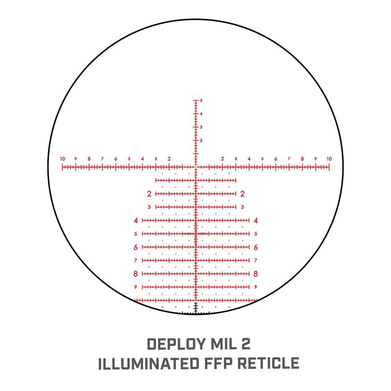 Luneta Bushnell Match Pro ED 5-30x56 Illuminated Deploy MIL 2 Reticle for Precision Shooting