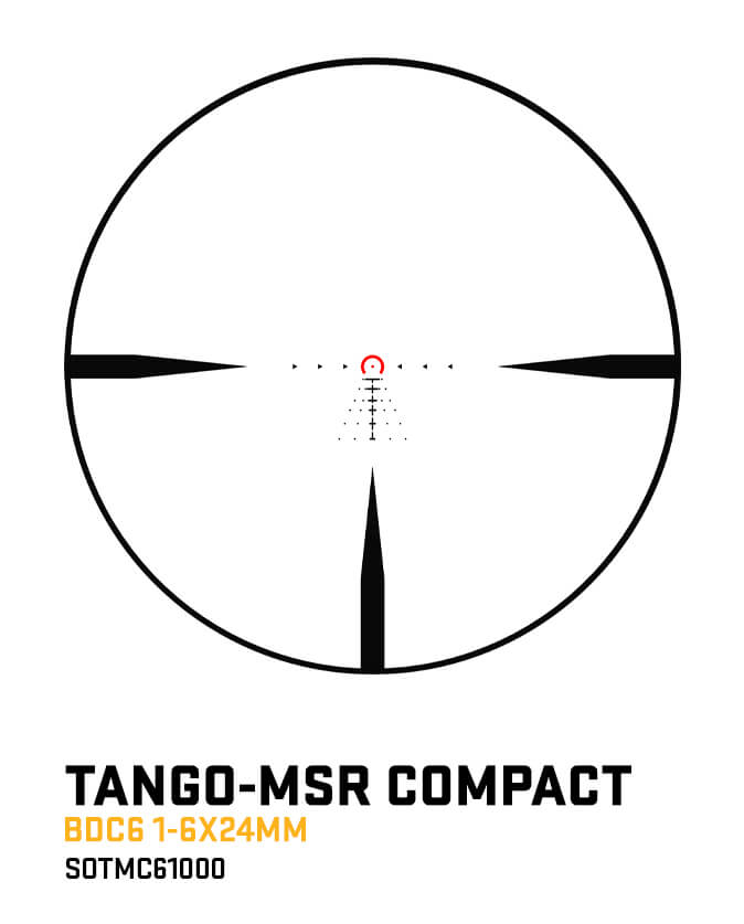 Sig Sauer TANGO-MSR Compact 1-6×24 SFP — Combo pronto-para-ação, leve e indestrutível