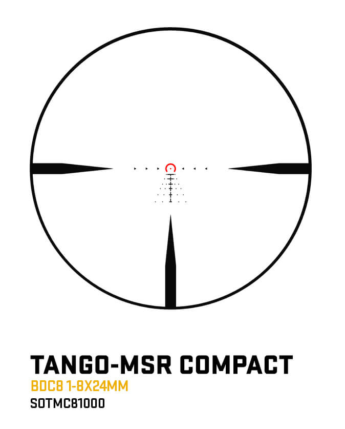 Sig Sauer TANGO-MSR Compact 1-8×24 SFP BDC-8 – LPVO pronto para missão, agora mais leve e com montagem incluída