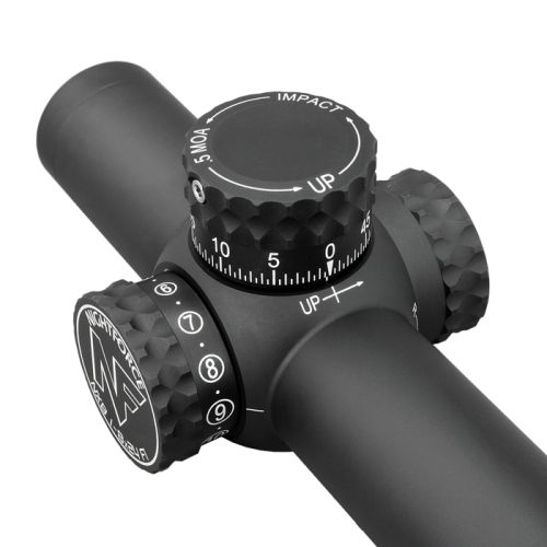 LPVO Nightforce NX8 1-8x24 F1 MOA ZeroStop FC-MOA Reticle .5 MOA Tactical Turrets