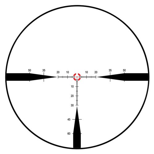 LPVO Nightforce NX8 1-8x24 F1 MOA ZeroStop FC-MOA Reticle .5 MOA Tactical Turrets