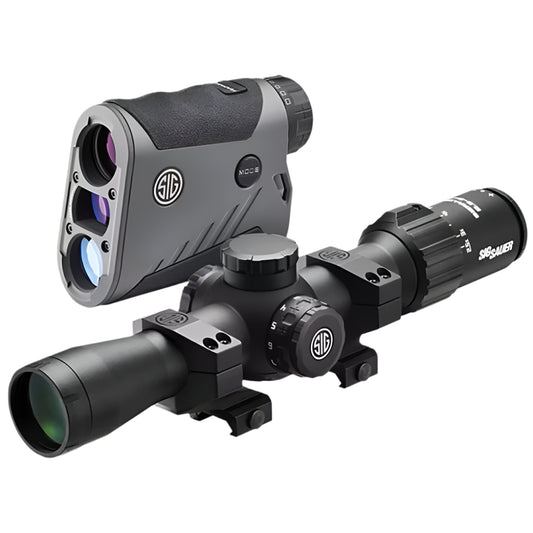 SIG Sauer Mission BDX Kit – Luneta SIERRA3BDX 3.25-8x32mm + Rangefinder KILO1600 + Montagem Alpha1 Tactical Rings