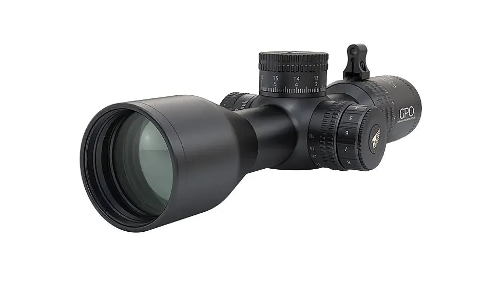 GPO CENTURI 4‑16×44 i Super Compact FFP | Retículo MIL, torretas Zero‑Stop &amp; só 9,9 ″ de comprimento