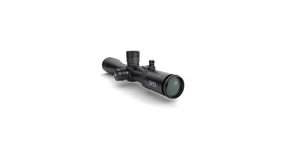 GPO GPOTAC 4.5‑27×50 i FFP PLRi | Luneta tática premium com tubo de 34 mm, torretas Zero‑Stop e retículo iluminado
