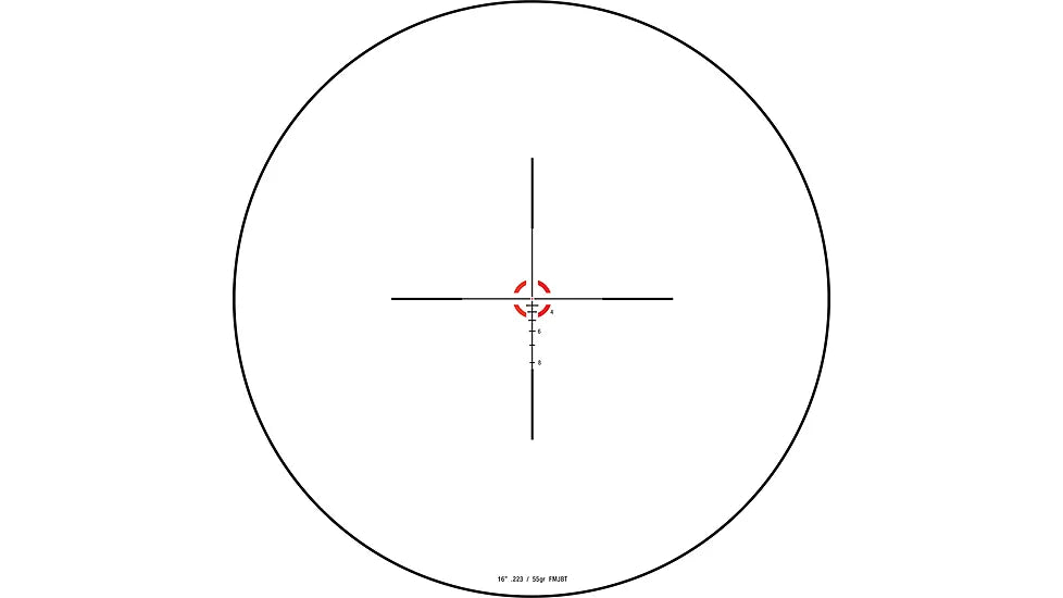 Luneta Trijicon Credo 1-6x24 SFP w/ Red BDC Segmented Circle .223 / 55gr 30mm