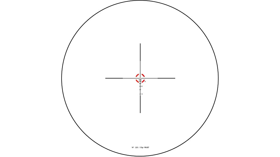 Luneta Trijicon Credo 1-6x24 SFP w/ Red BDC Segmented Circle .223 / 55gr 30mm