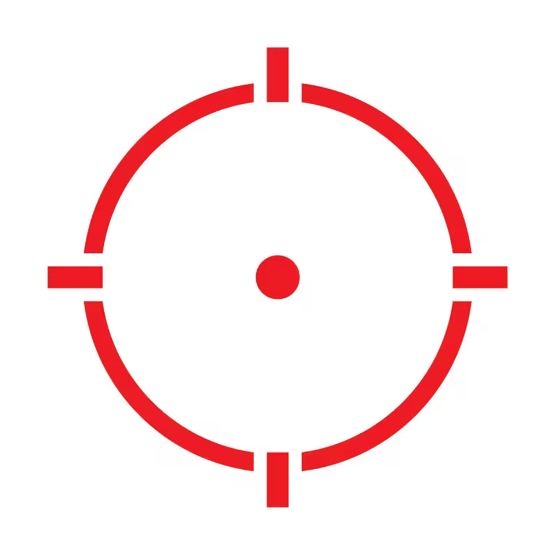 🔴 Holosun HS510C Multi-Reticle Circle Dot Open Reflex Sight com Solar Failsafe, Shake Awake e QD Mount