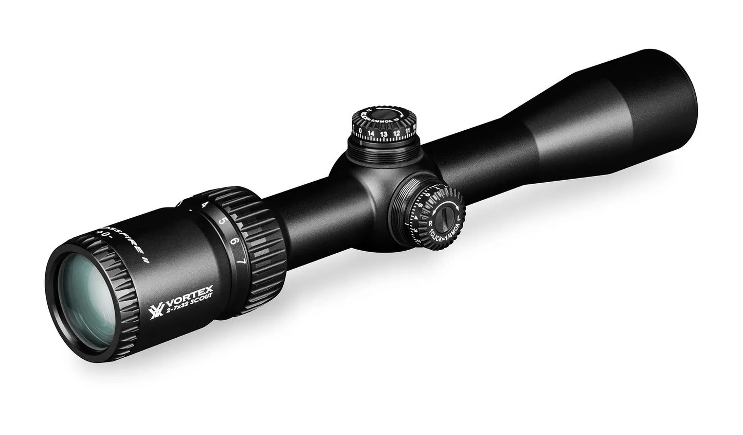 Luneta Vortex Crossfire II 2-7x32 Scout Scope V-Plex (MOA) Reticle 1 inch Tube