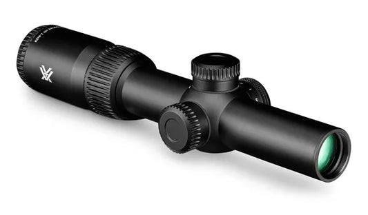 Vortex Crossfire HD 1-4x24 – Retículo Iluminado Dead-Hold 2A BDC (MOA) | LPVO rápido e confiável para caça e uso tático
