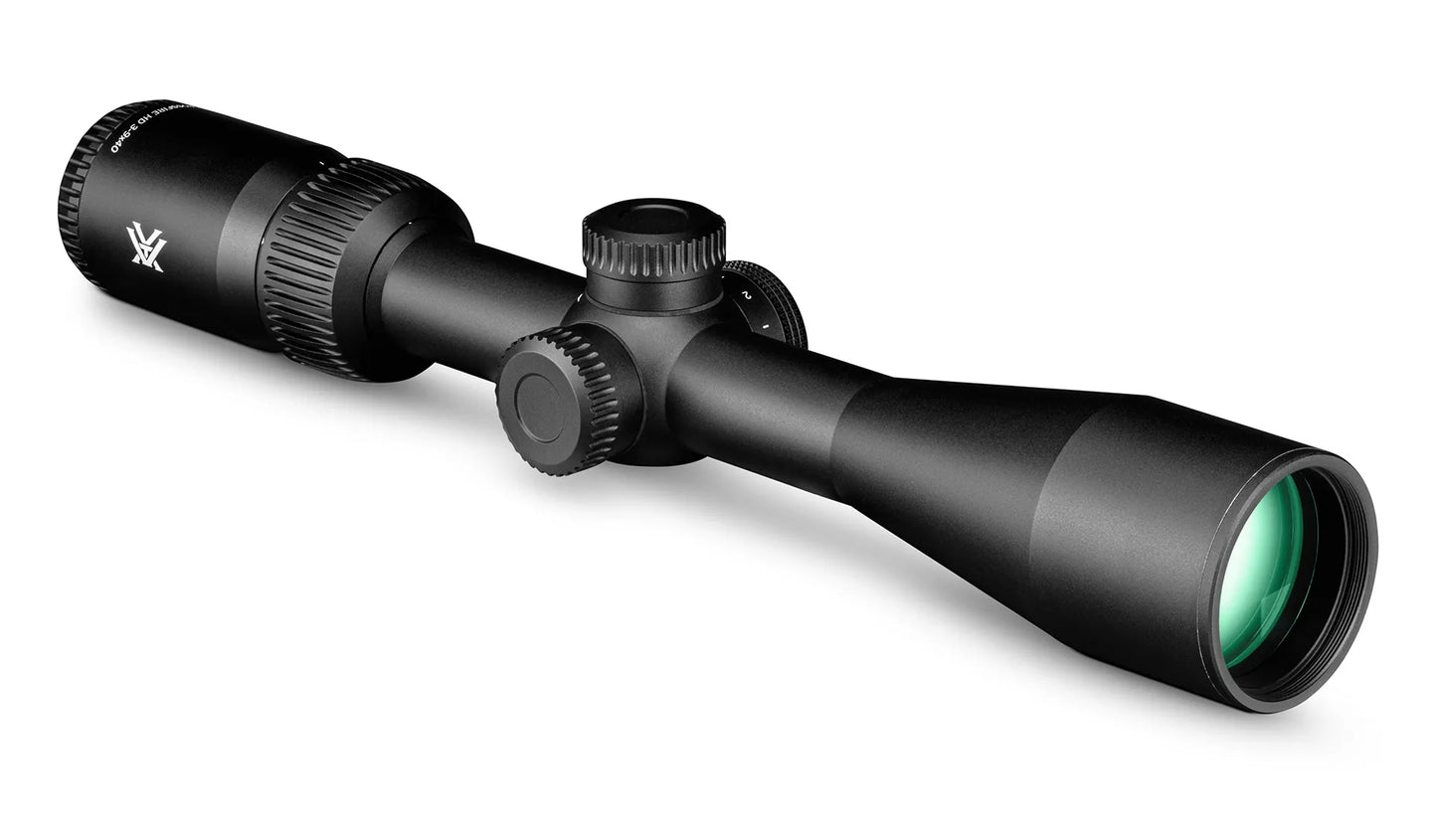 Vortex Crossfire HD 3-9x40 – Retículo Iluminado Dead-Hold 2A BDC (MOA) | A clássica de caça com mais visibilidade